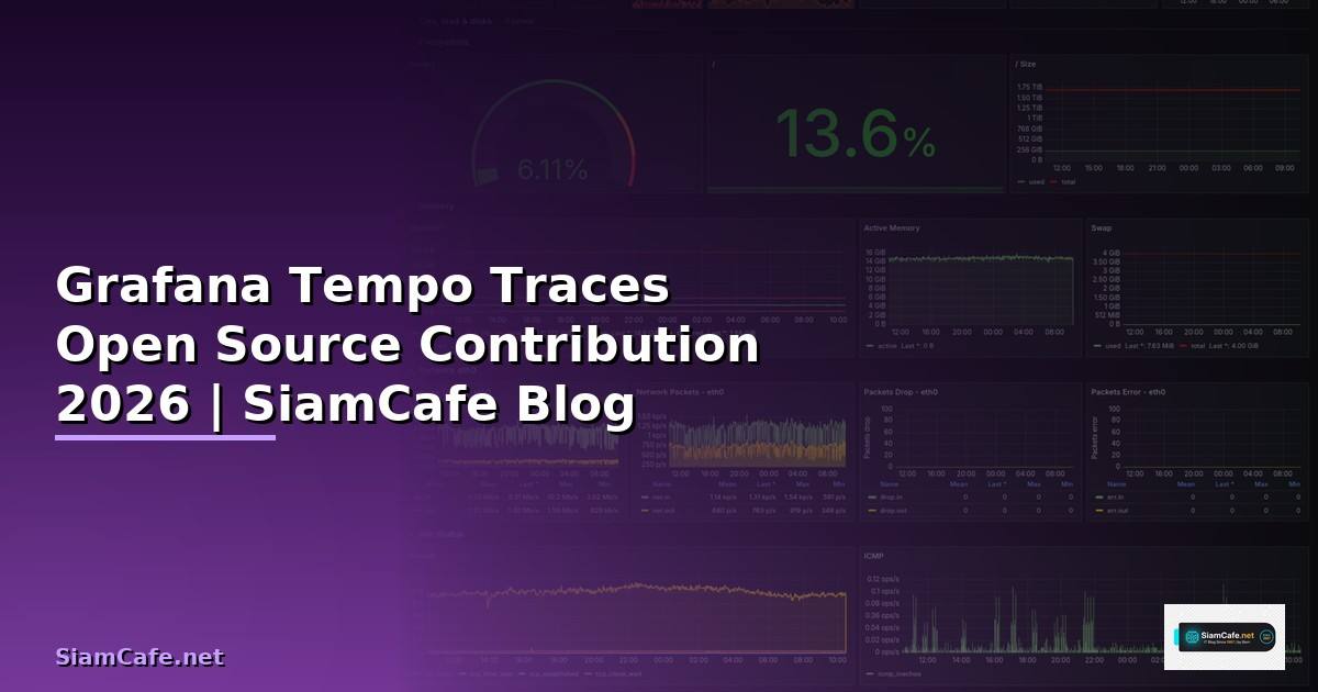 Grafana Tempo Traces Open Source Contribution — คู่มือฉบับสมบูรณ์ 2026