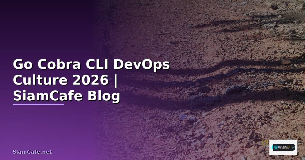 Go Cobra CLI DevOps Culture