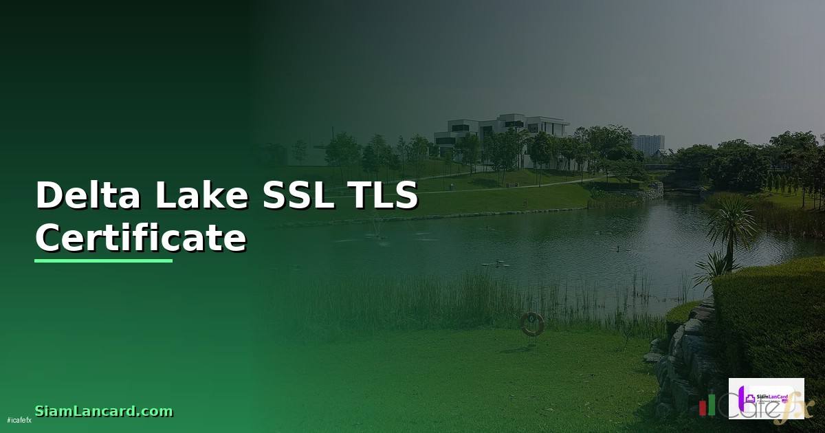 Delta Lake SSL TLS Certificate —