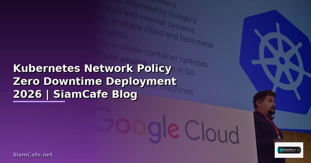 Kubernetes Network Policy Zero Downtime