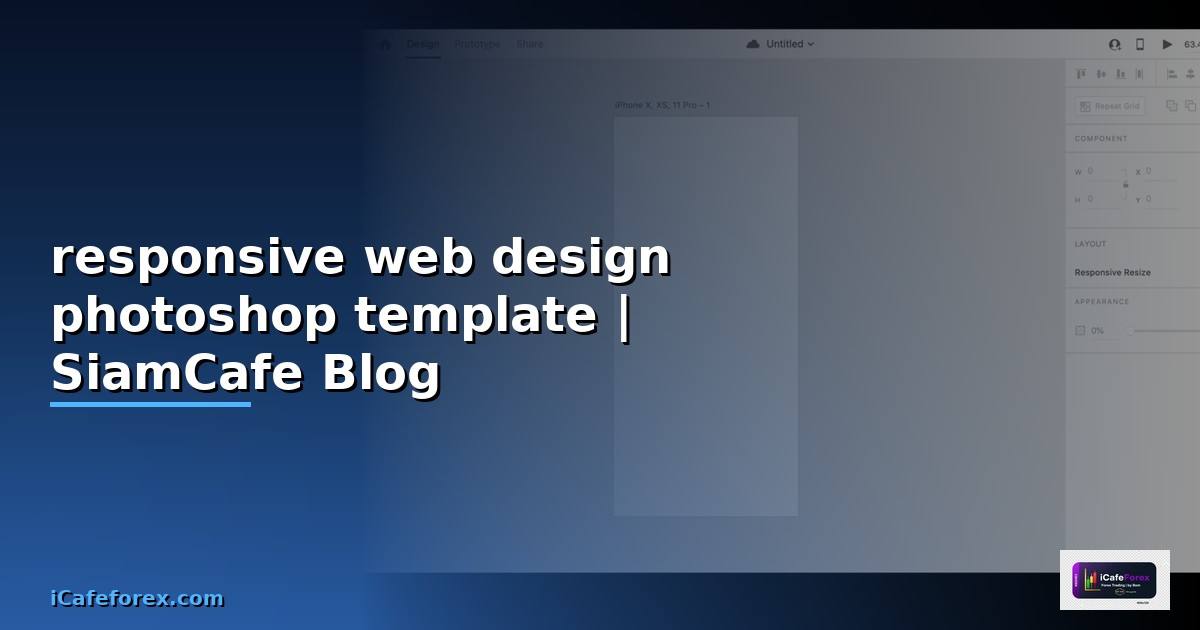responsive web design photoshop template