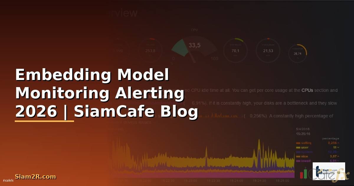 Embedding Model Monitoring และ Alerting