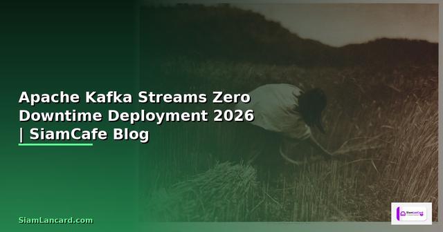 Apache Kafka Streams Zero Downtime Deployment
