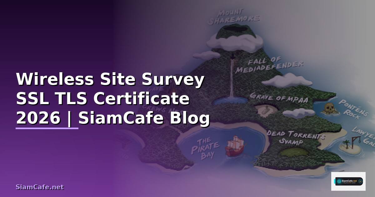 Wireless Site Survey SSL TLS Certificate