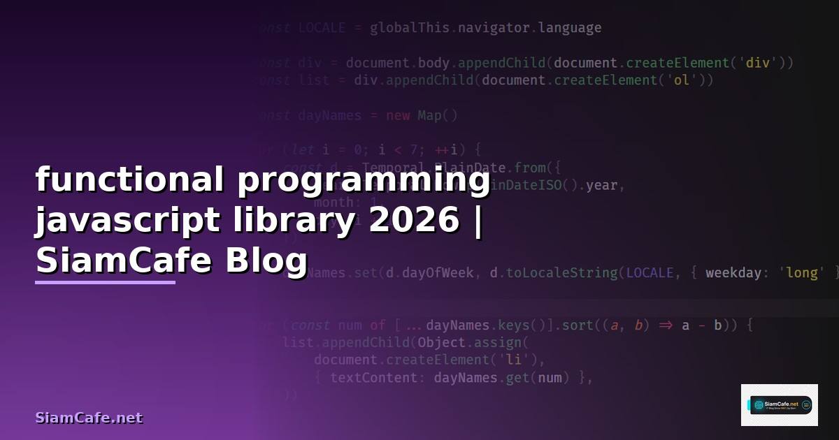 functional programming javascript library