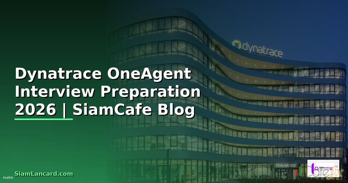 Dynatrace OneAgent Interview Preparation