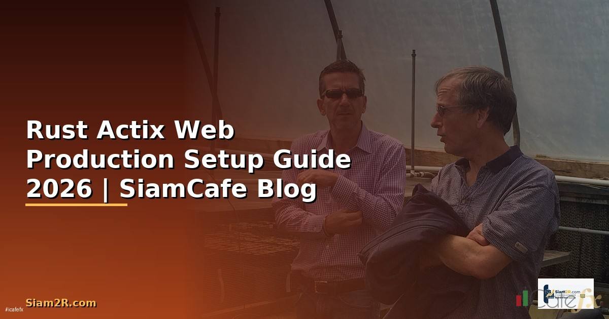 Rust Actix Web Production Setup Guide