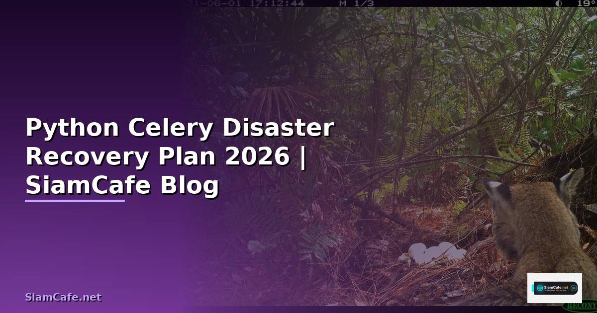 Python Celery Disaster Recovery Plan