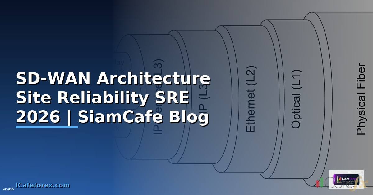 SD-WAN Architecture Site Reliability SRE