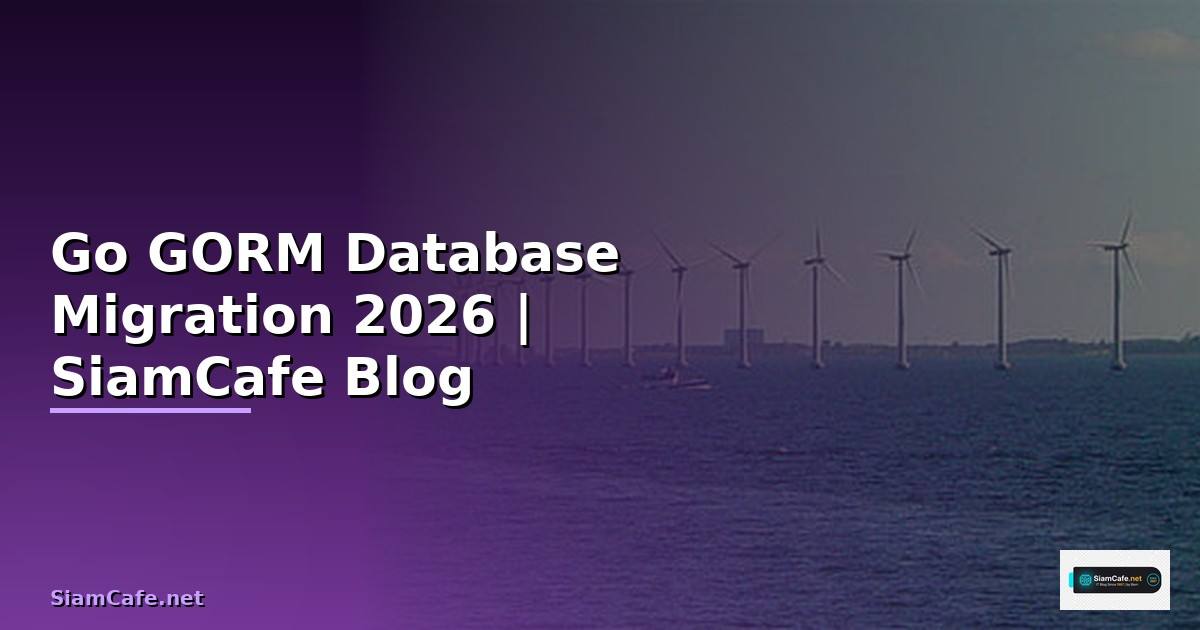 Go GORM Database Migration