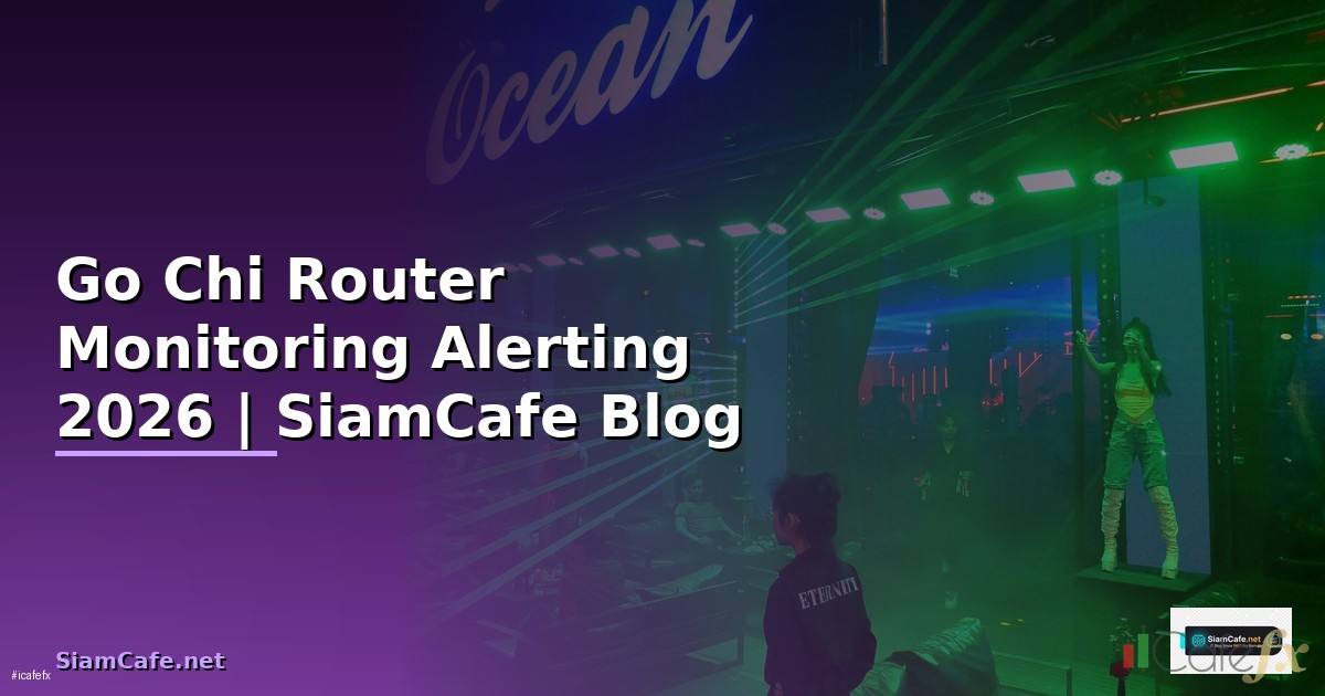 Go Chi Router Monitoring และ Alerting
