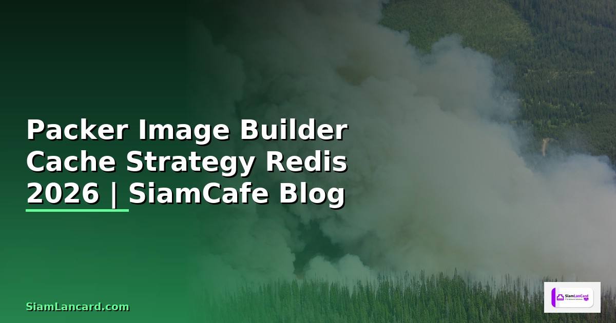 Packer Image Builder Cache Strategy Redis
