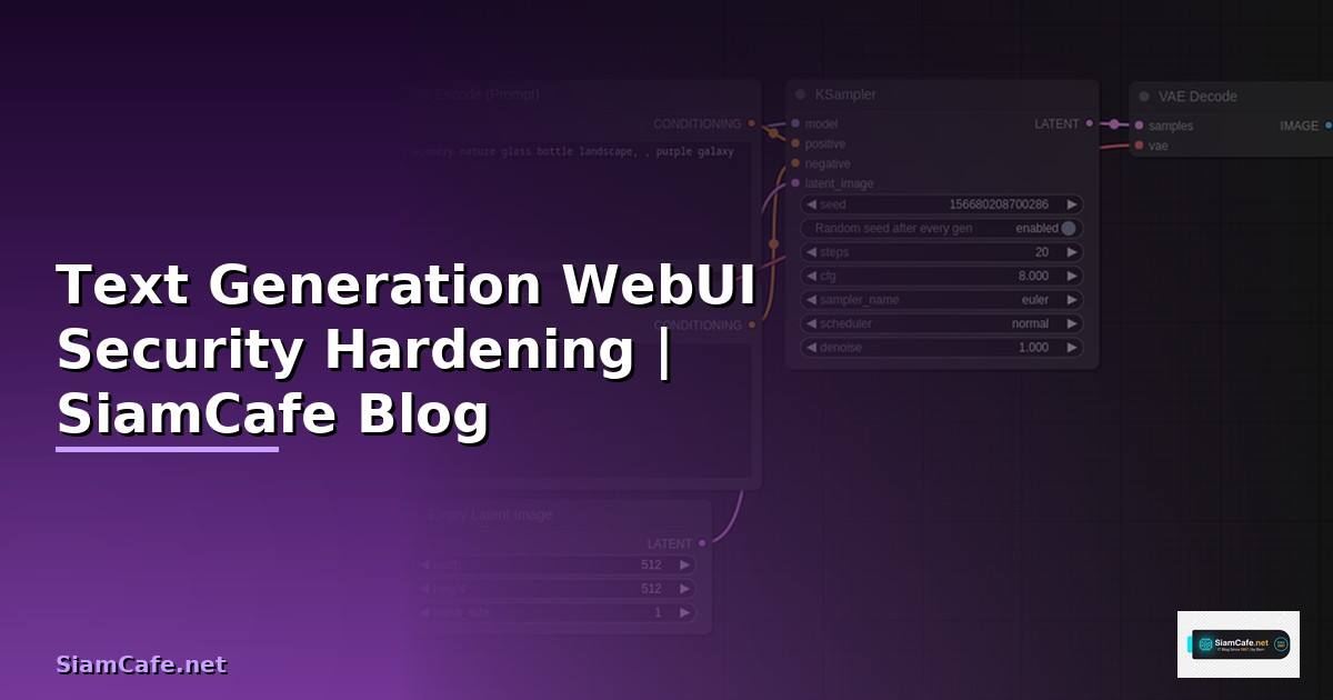 Text Generation WebUI Security Hardening ป้องกันแฮก