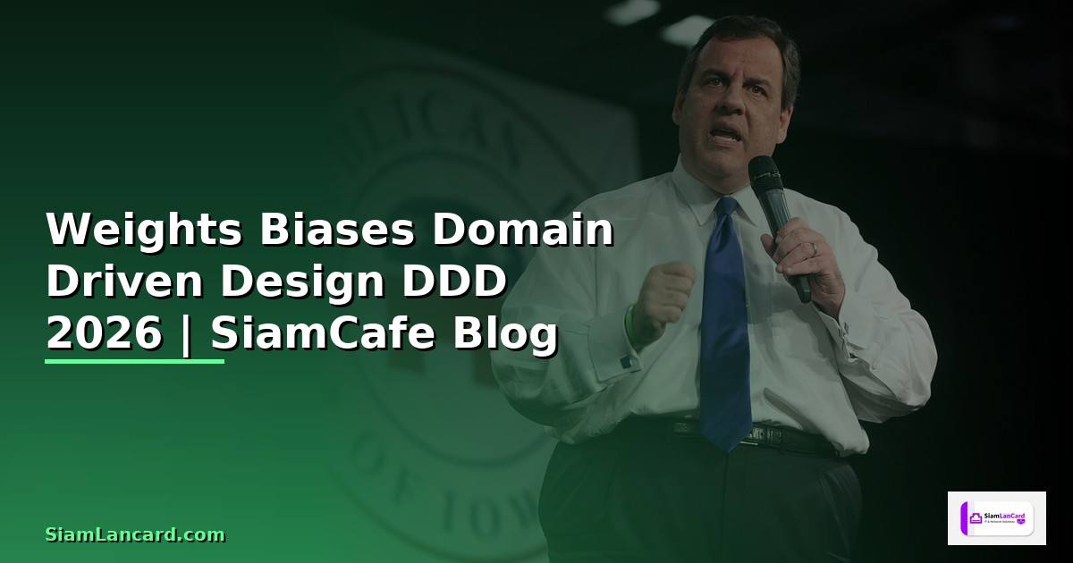 Weights Biases Domain Driven Design DDD
