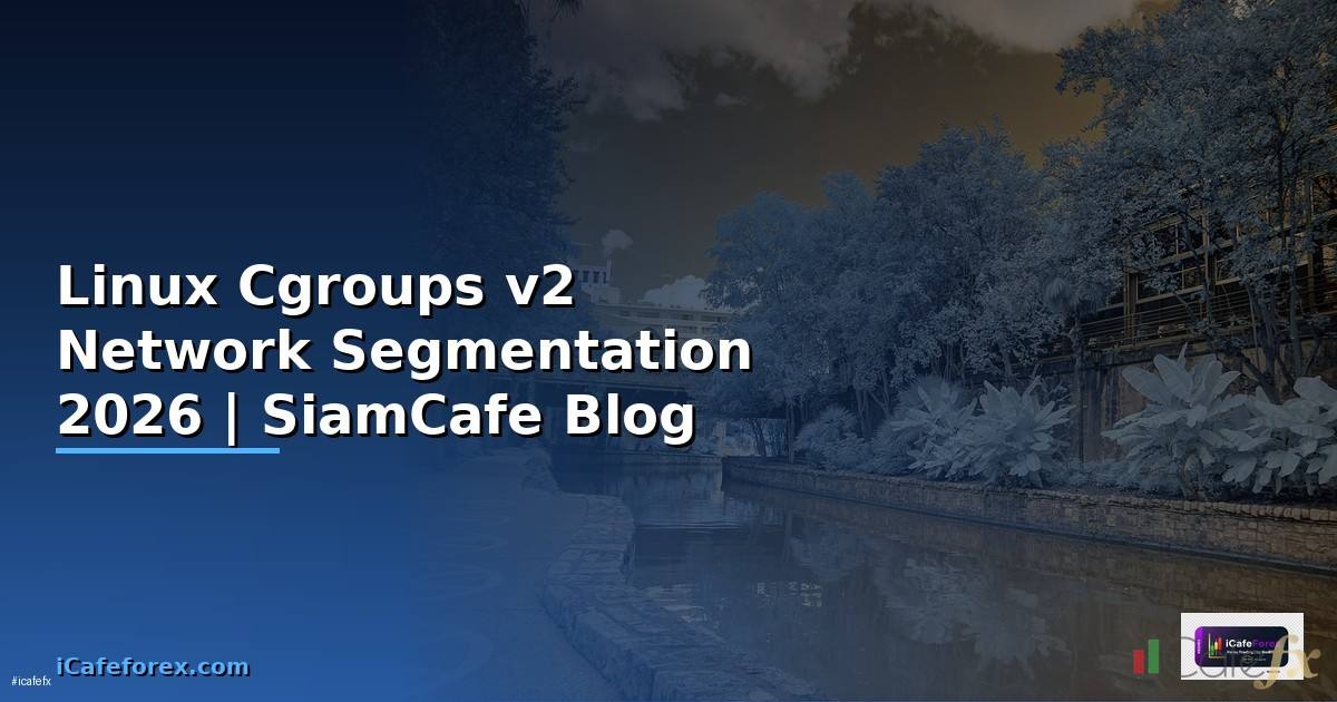 Linux Cgroups v2 Network Segmentation