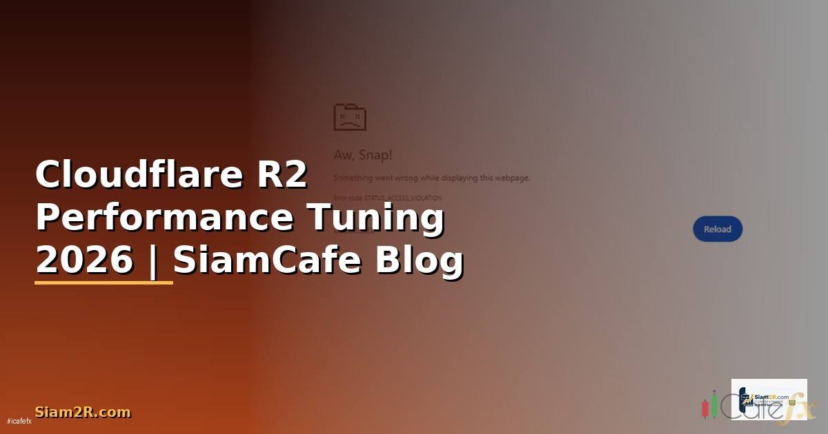 Cloudflare R2 Performance Tuning เพิ่มความเร็ว