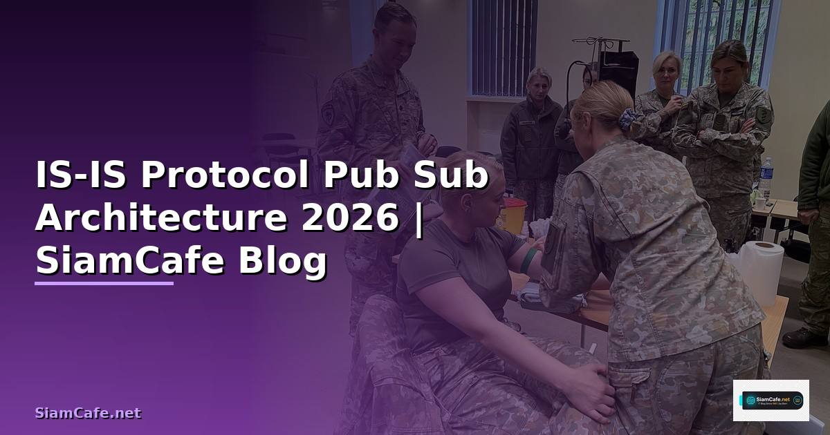 IS-IS Protocol Pub Sub Architecture