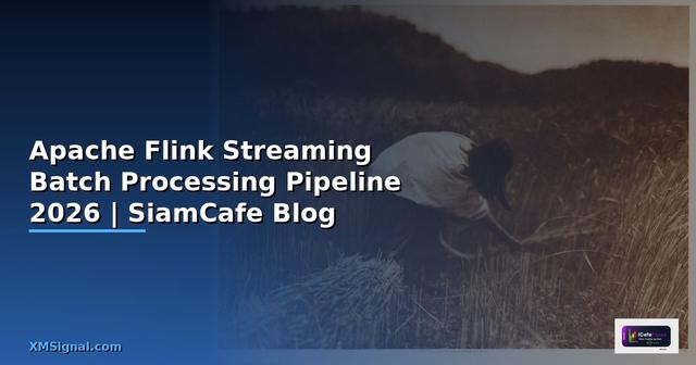 Apache Flink Streaming Batch Processing Pipeline
