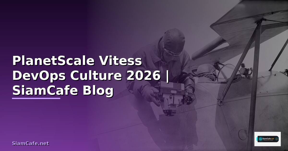 PlanetScale Vitess DevOps Culture
