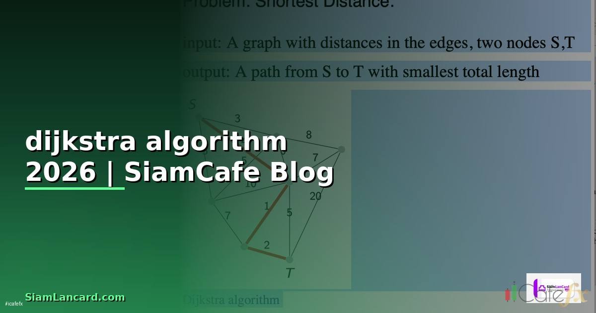 dijkstra algorithm คือ