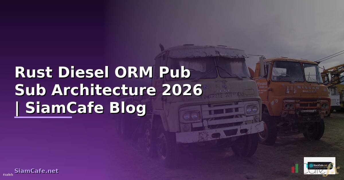 Rust Diesel ORM Pub Sub Architecture