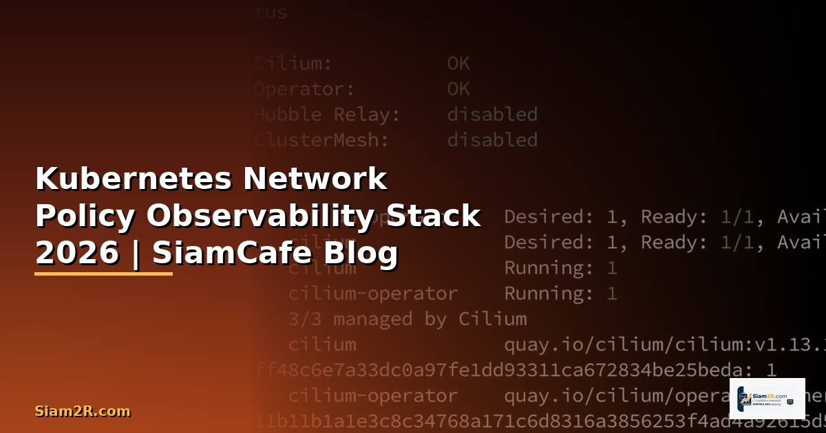 Kubernetes Network Policy Observability Stack