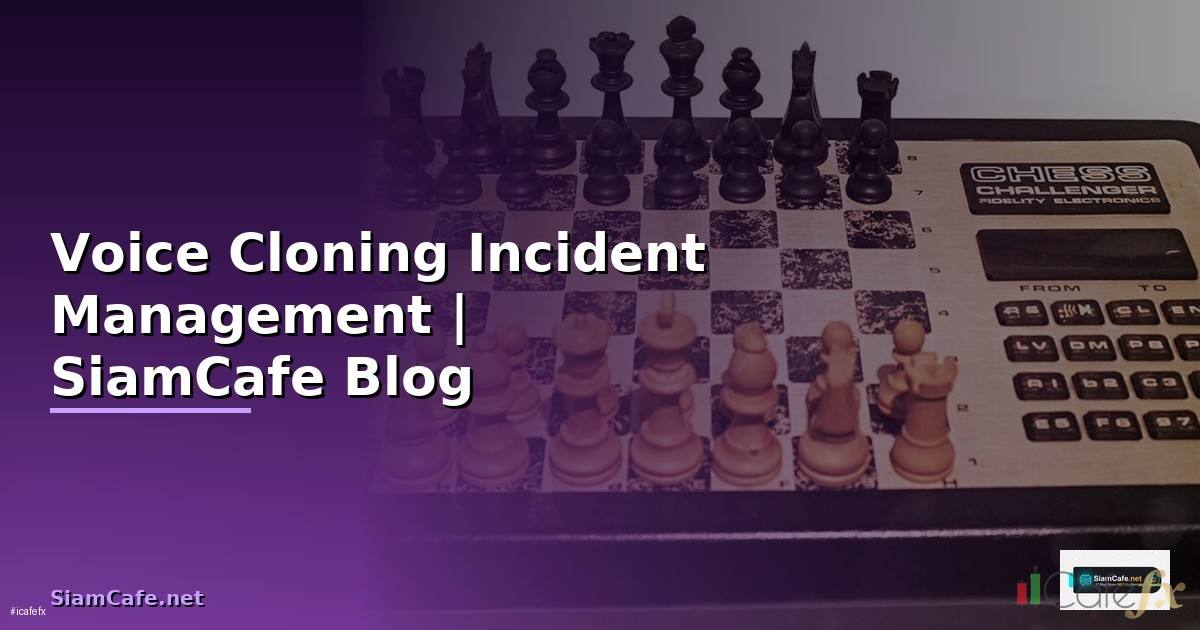 Voice Cloning Incident Management