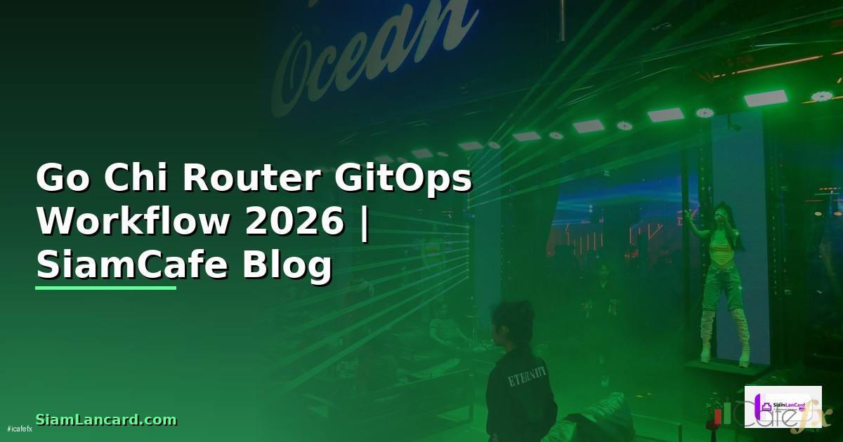 Go Chi Router GitOps Workflow