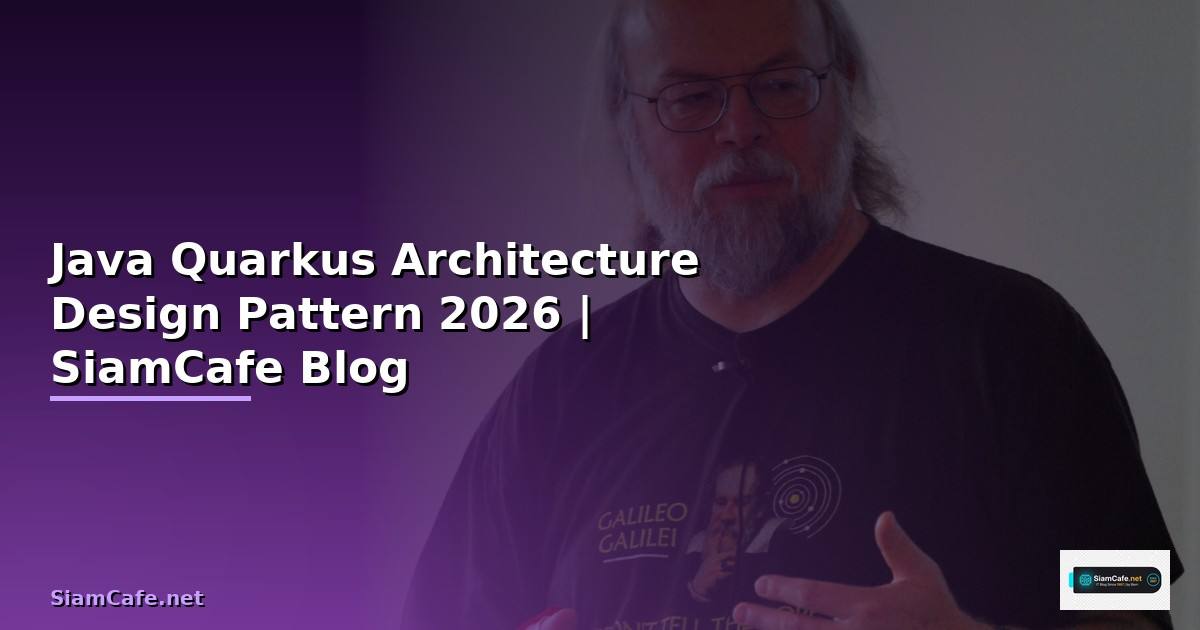 Java Quarkus Architecture Design Pattern