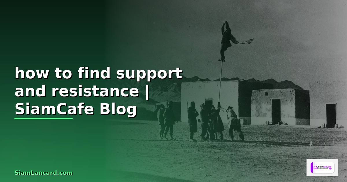 how to find support and resistance