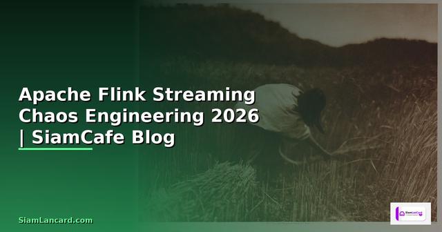 Apache Flink Streaming Chaos Engineering