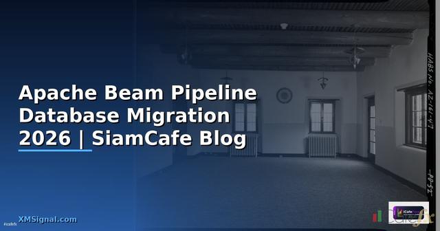 Apache Beam Pipeline Database Migration