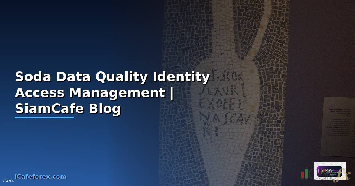 Soda Data Quality Identity Access Management