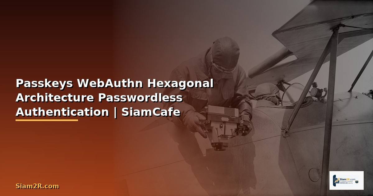 Passkeys WebAuthn Hexagonal Architecture — Passwordless Authentication