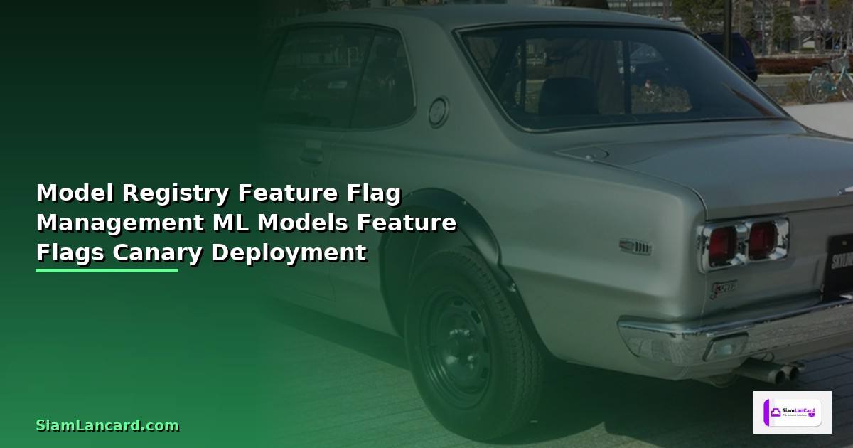 Model Registry Feature Flag Management — จัดการ