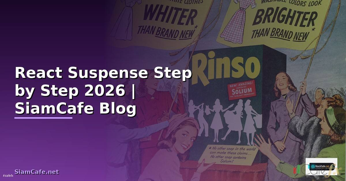React Suspense สำหรับมือใหม่ Step by Step