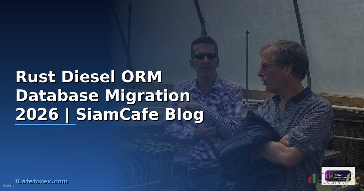 Rust Diesel ORM Database Migration