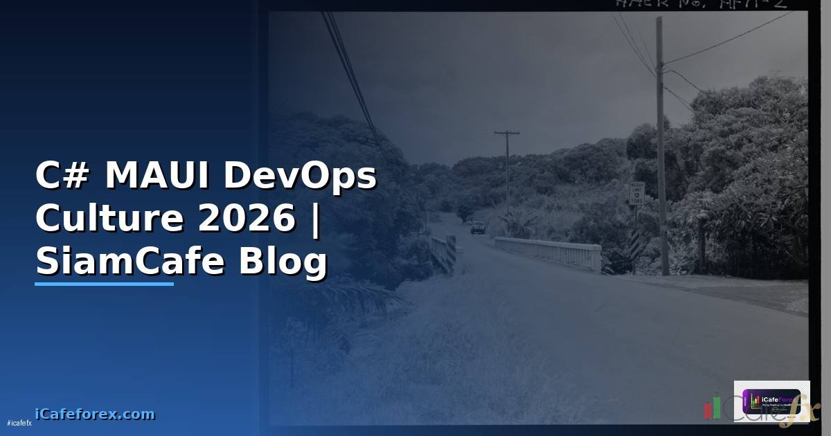 C# MAUI DevOps Culture
