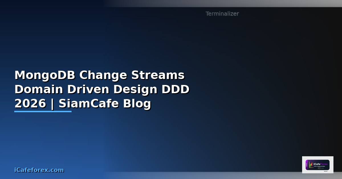 MongoDB Change Streams Domain Driven Design DDD