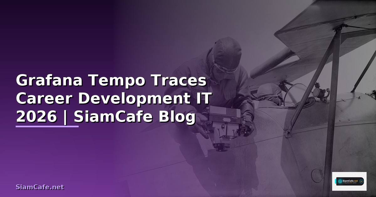 Grafana Tempo Traces Career Development IT