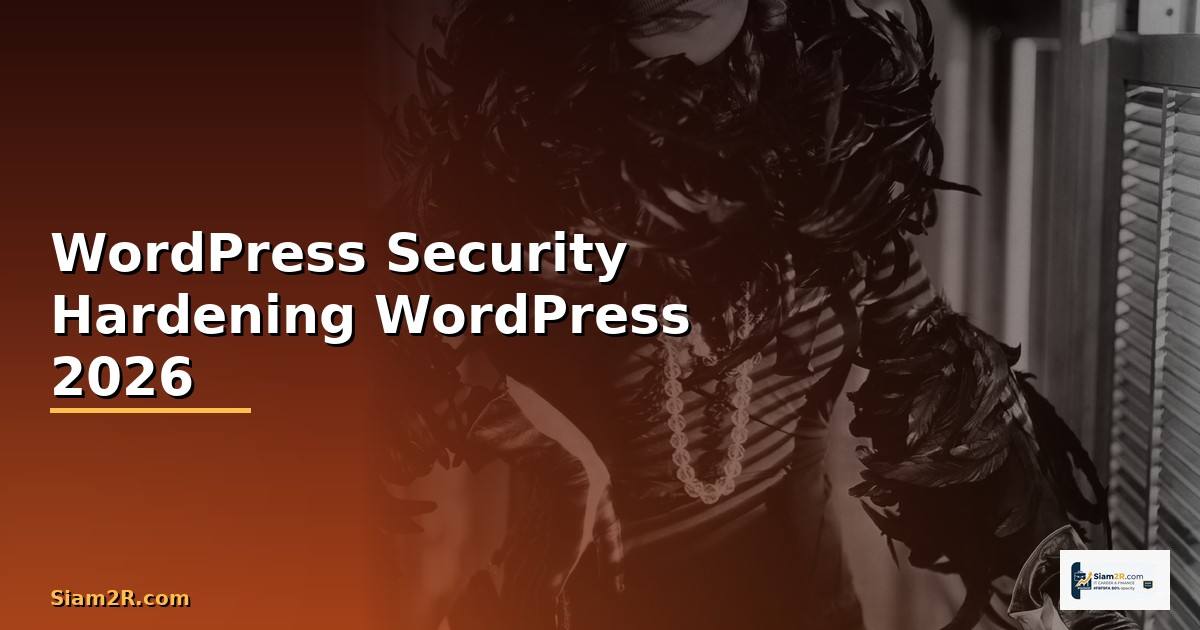WordPress Security Hardening — คู่มือป้องกัน