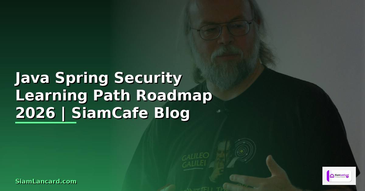 Java Spring Security Learning Path Roadmap