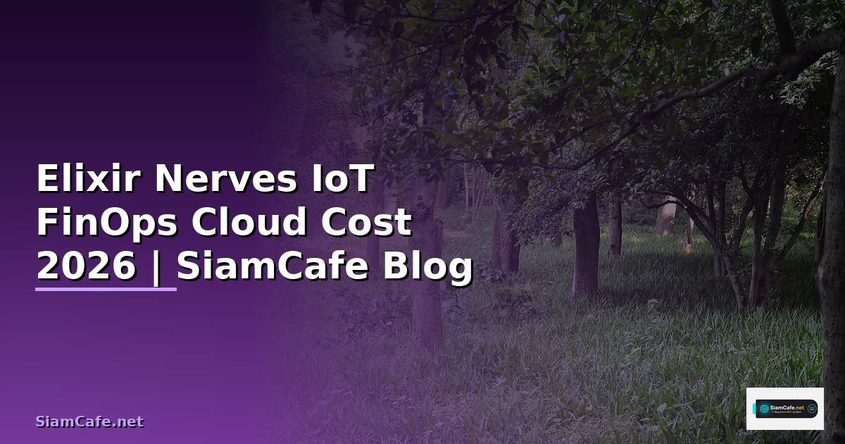 Elixir Nerves IoT FinOps Cloud Cost