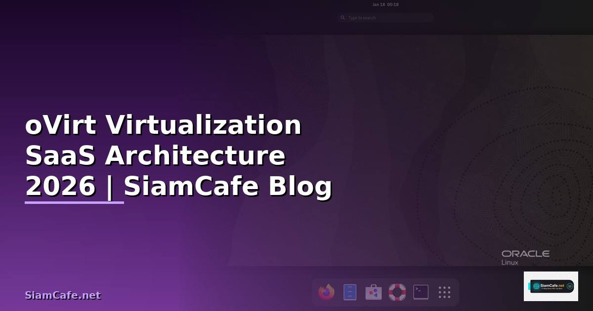 oVirt Virtualization SaaS Architecture
