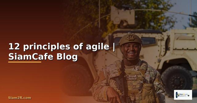 12 principles of agile คือ