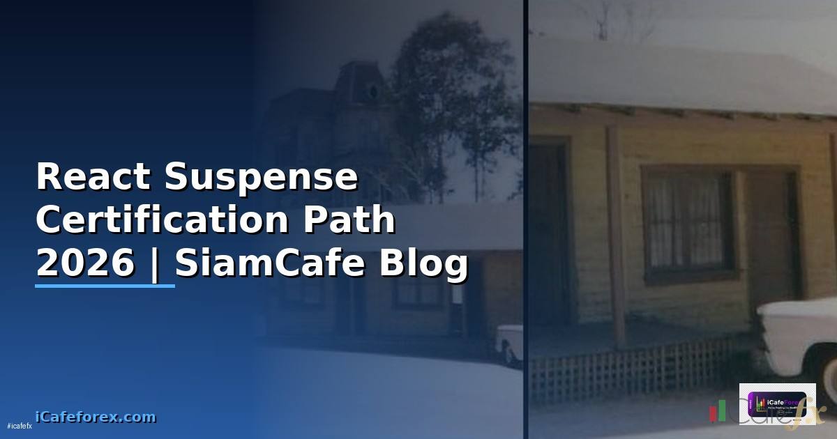 React Suspense Certification Path — คู่มือฉบับสมบูรณ์ 2026