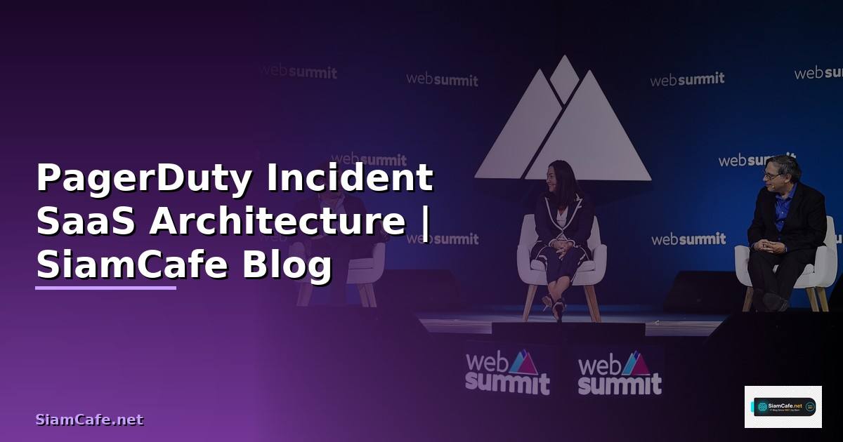 PagerDuty Incident SaaS Architecture