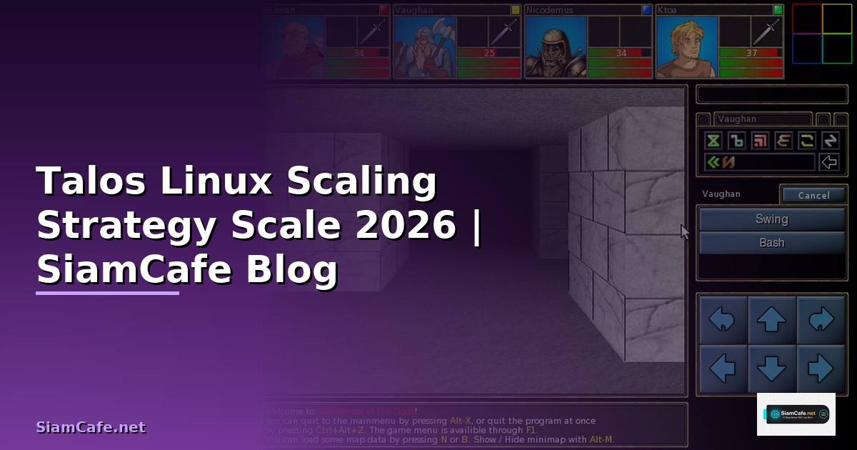 Talos Linux Scaling Strategy วิธี Scale
