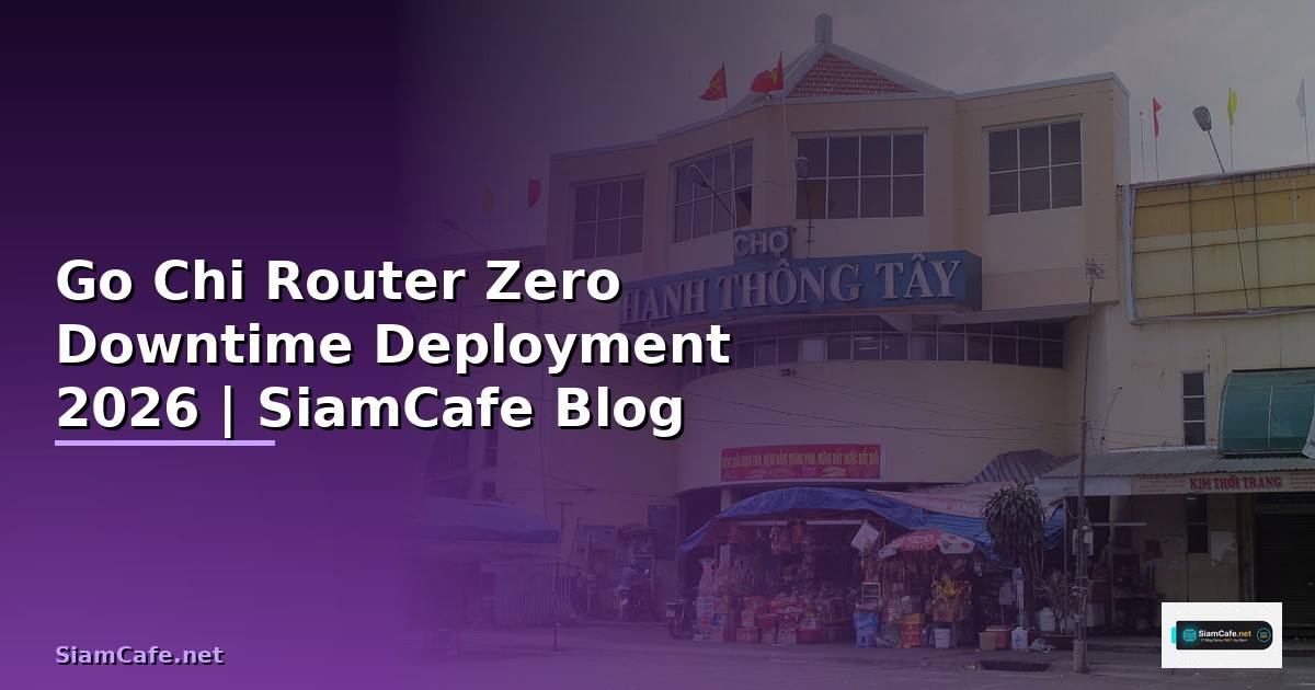 Go Chi Router Zero Downtime Deployment