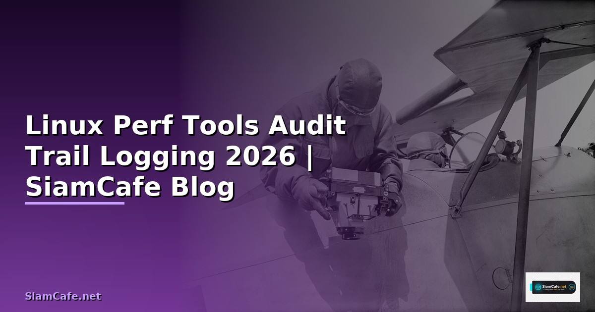 Linux Perf Tools Audit Trail Logging